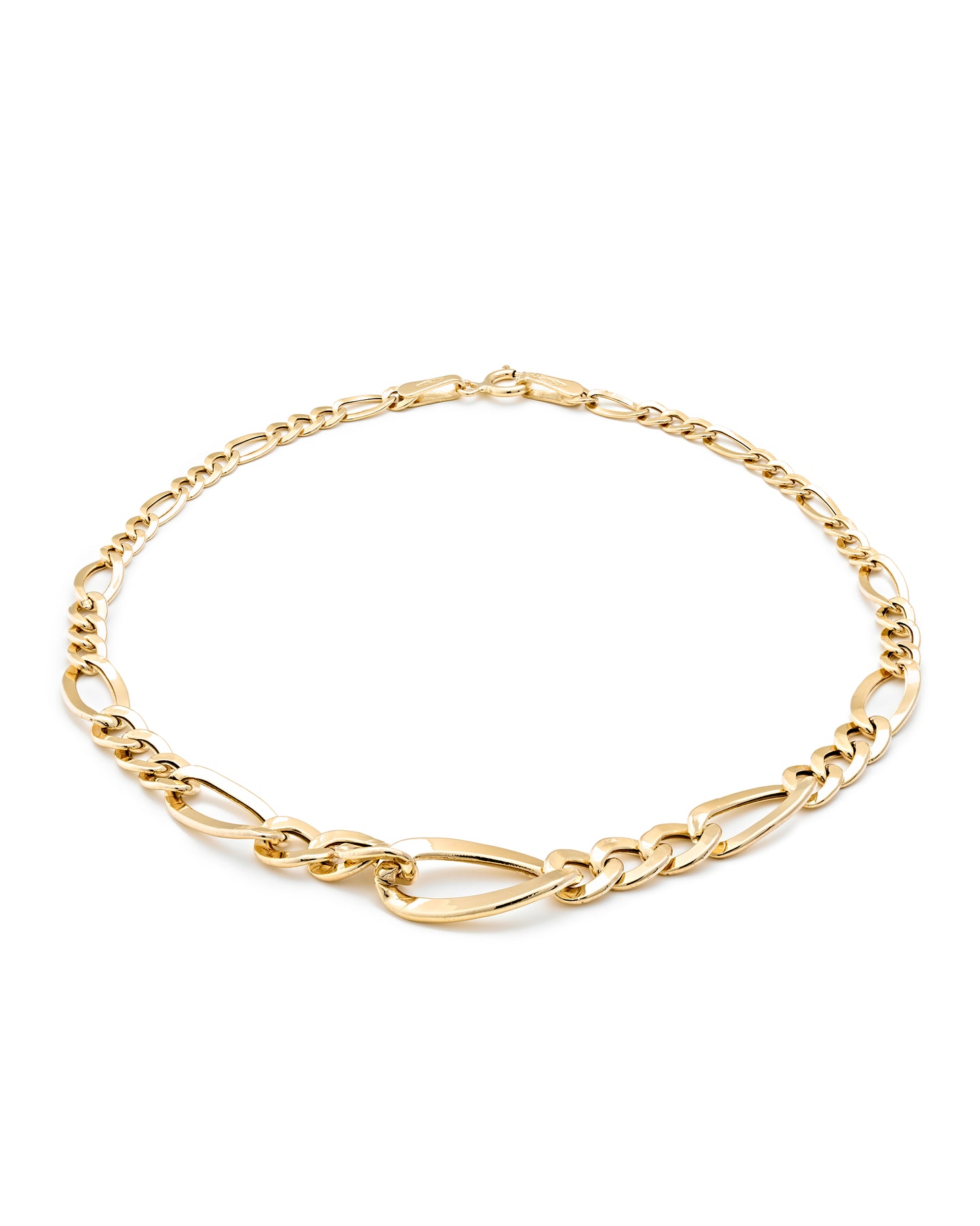 Contemporary Link Gold Bracelet