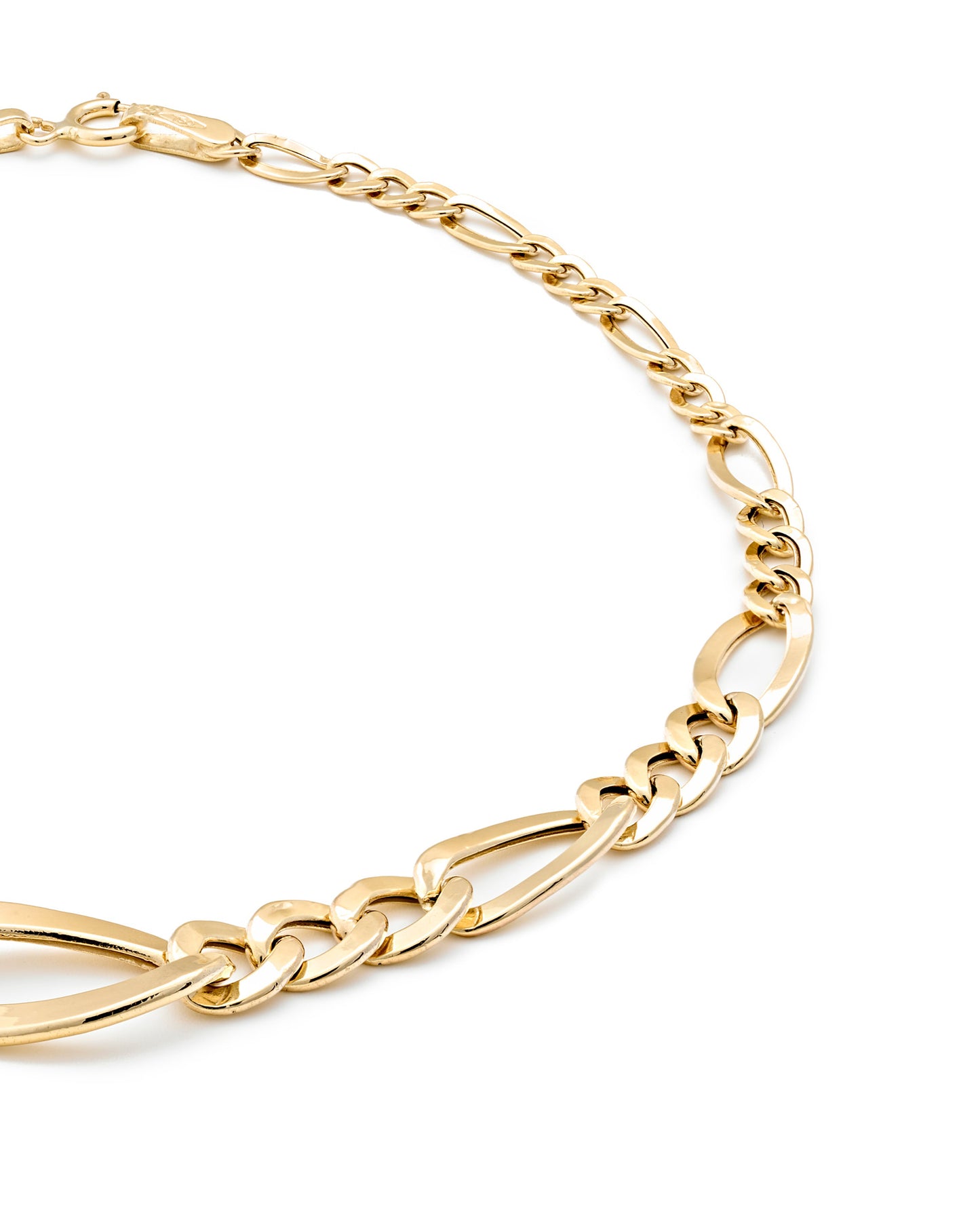 Contemporary Link Gold Bracelet