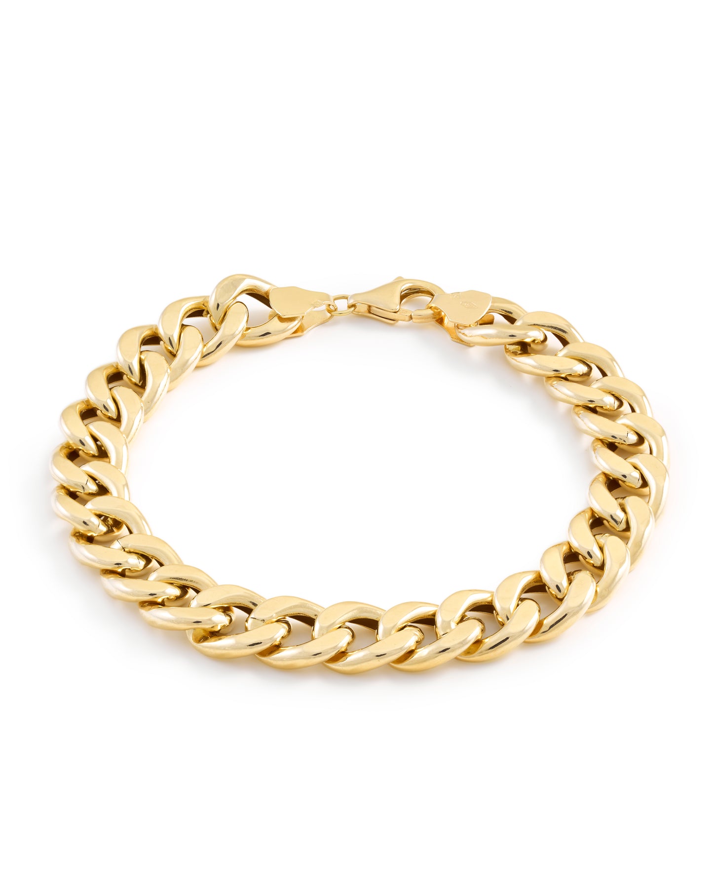 Classic Gold Curb Chain Bracelet