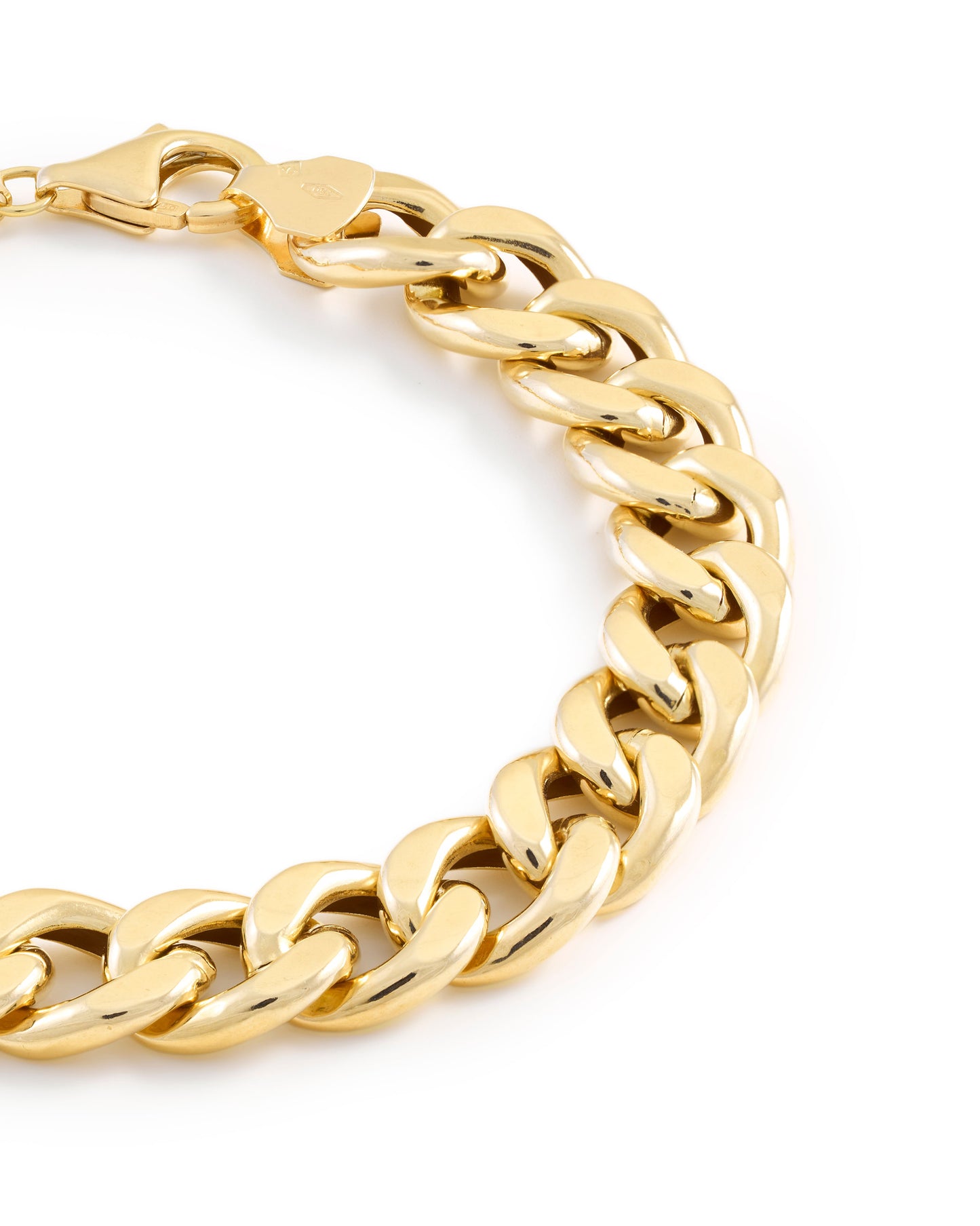 Classic Gold Curb Chain Bracelet