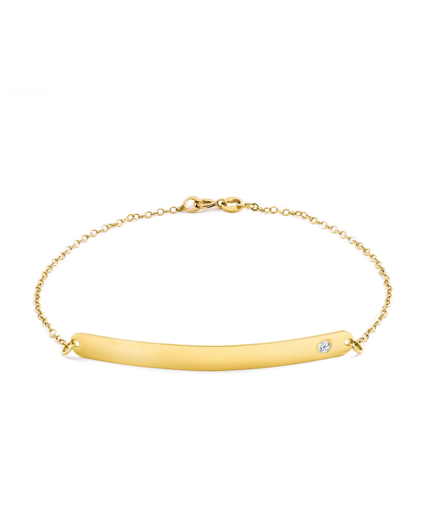 Minimalist Gold Bar Bracelet