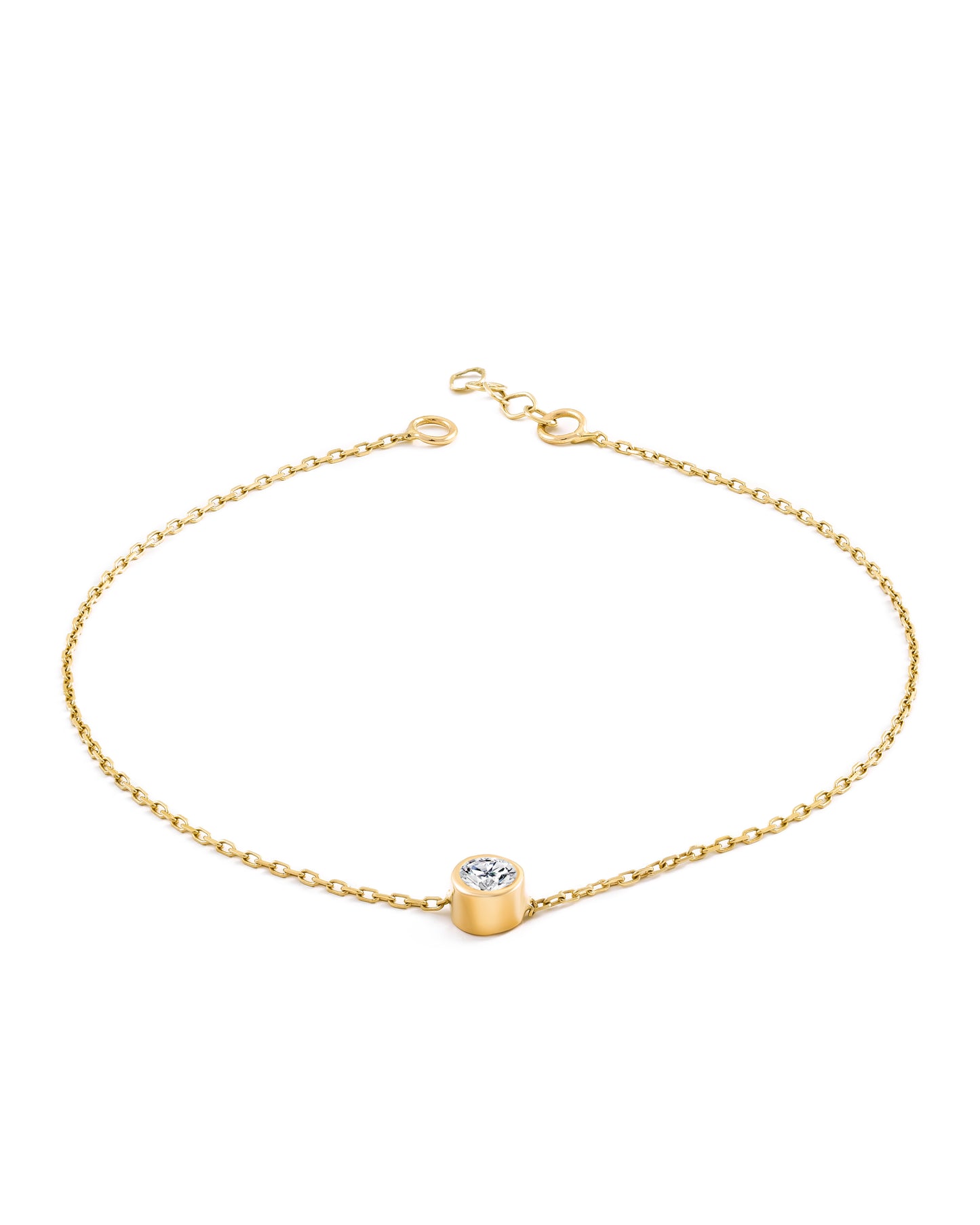 Elegant Gold Stone Accent Bracelet