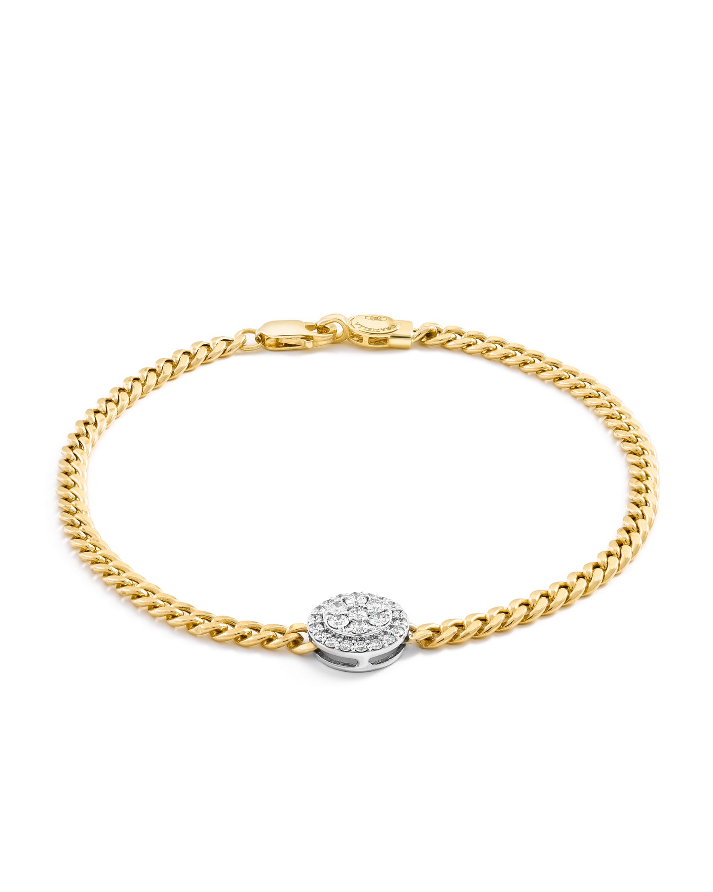 Diamond Accent Gold Chain Bracelet
