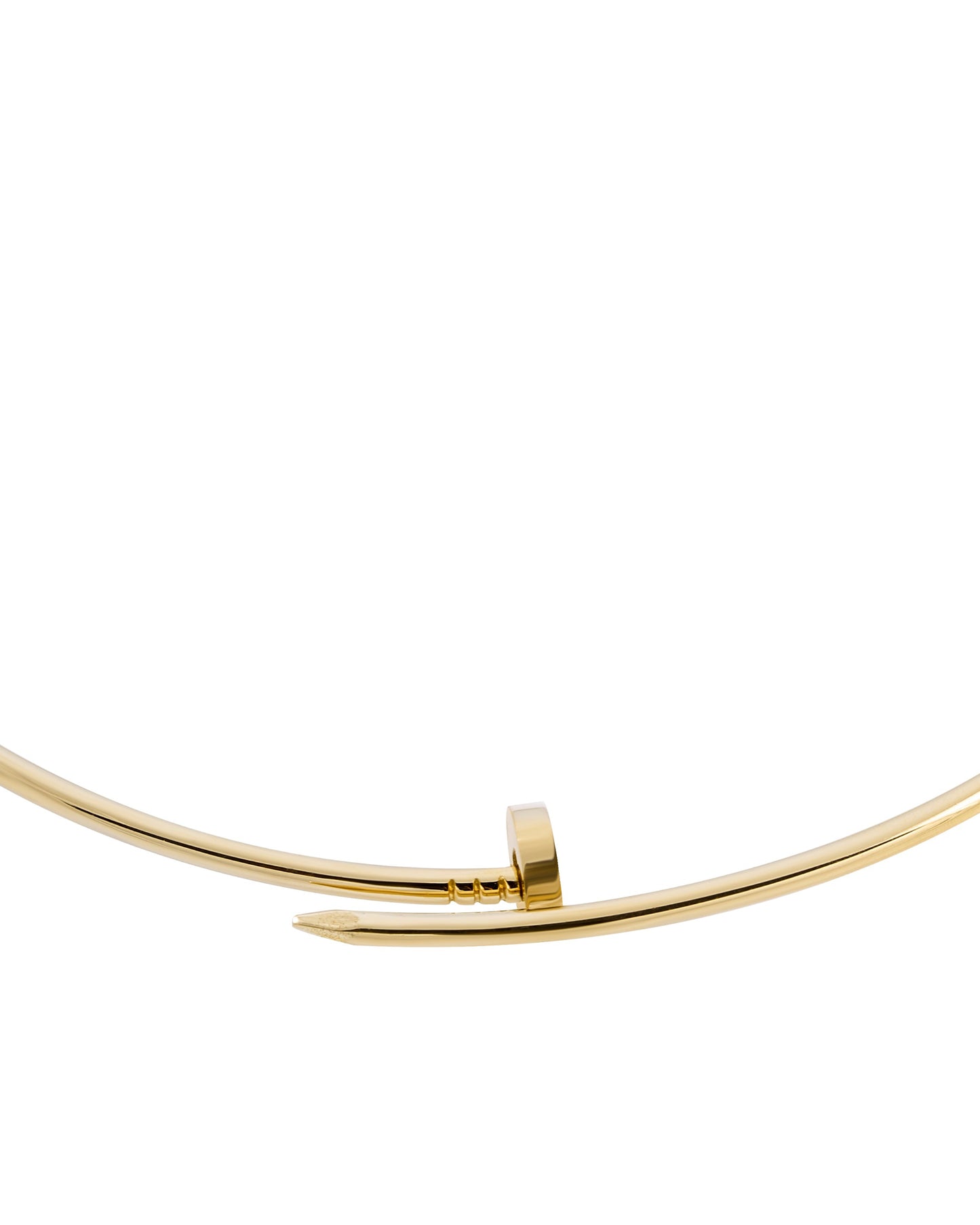Minimalist Gold Hoop Choker
