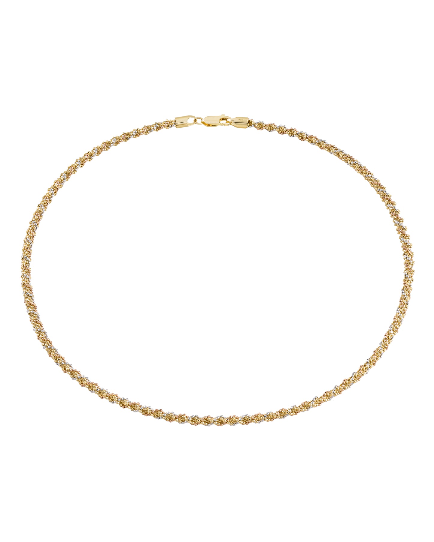 Woven Gold Sparkle Choker