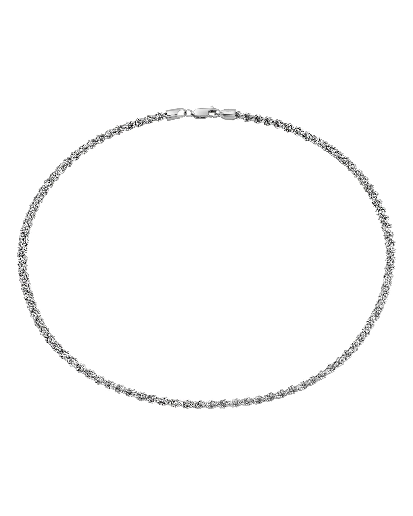 Textured Gold Rope Choker