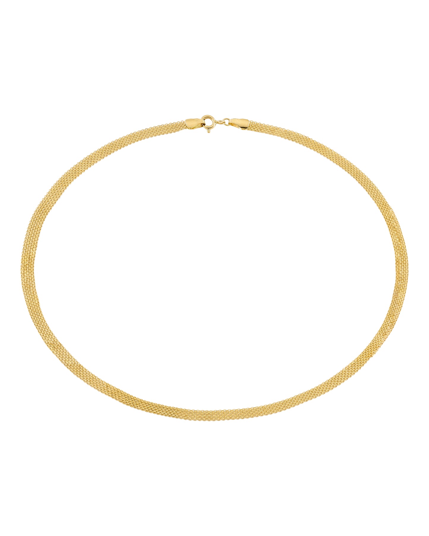 Elegant Gold Mesh Choker
