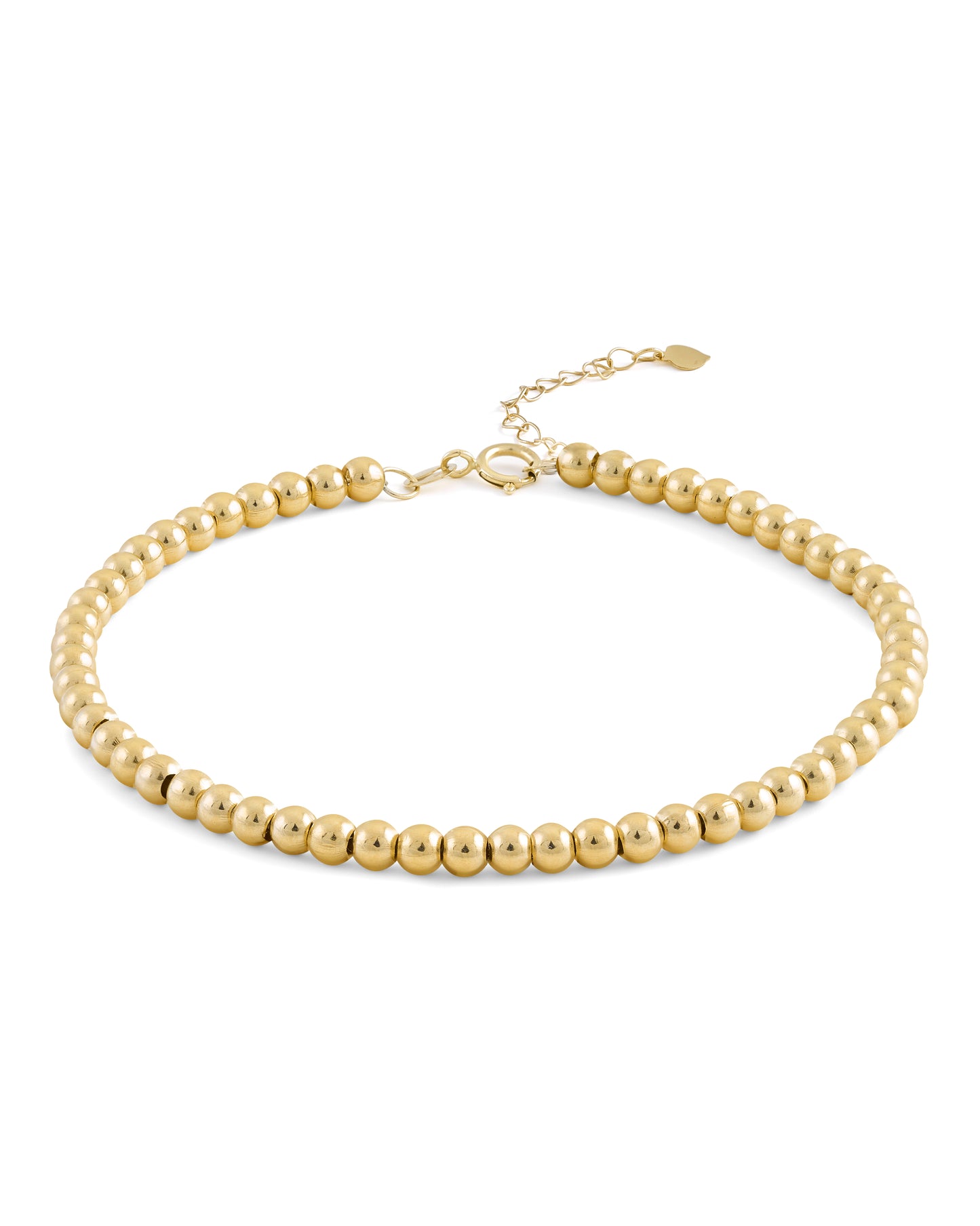 Polished Gold Bead Choker