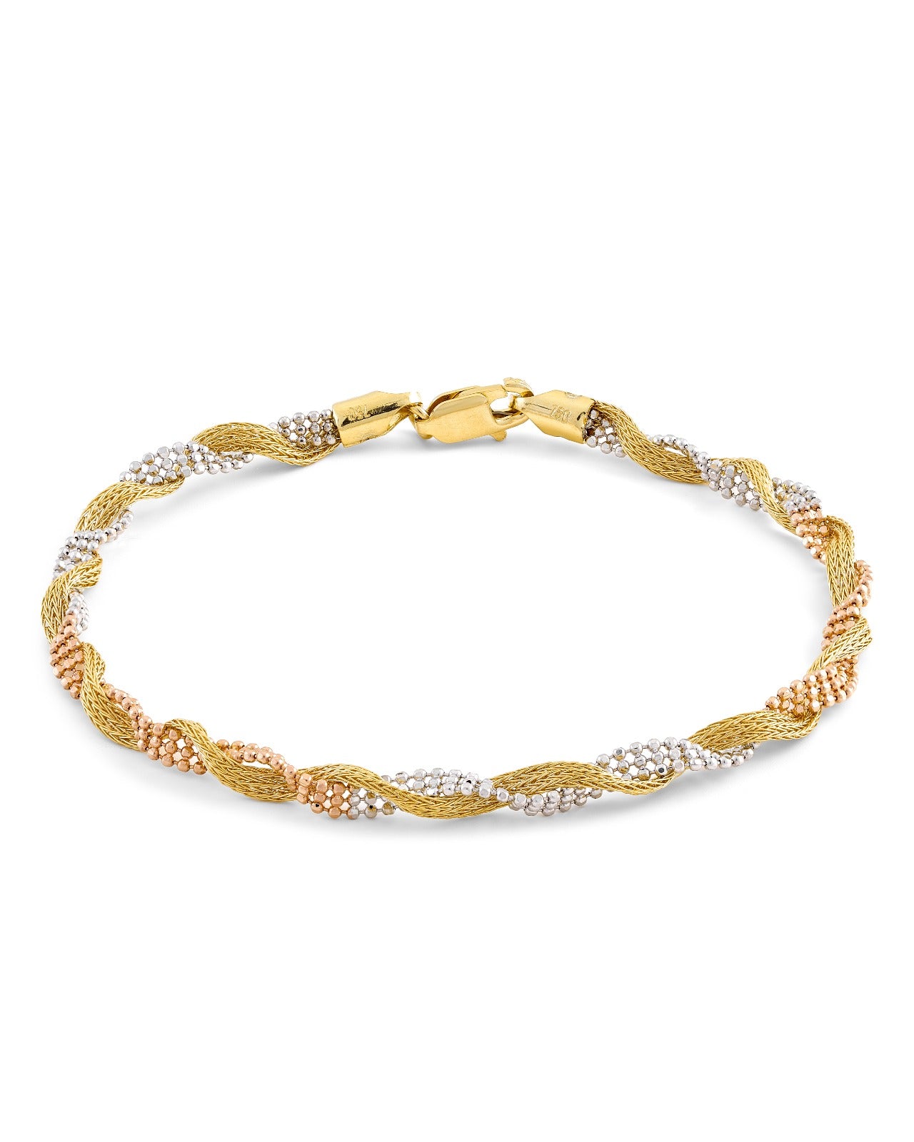 Twisted Gold Rope Bracelet