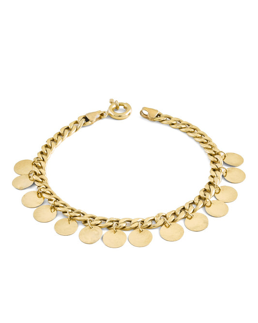 Charm Gold Chain Bracelet