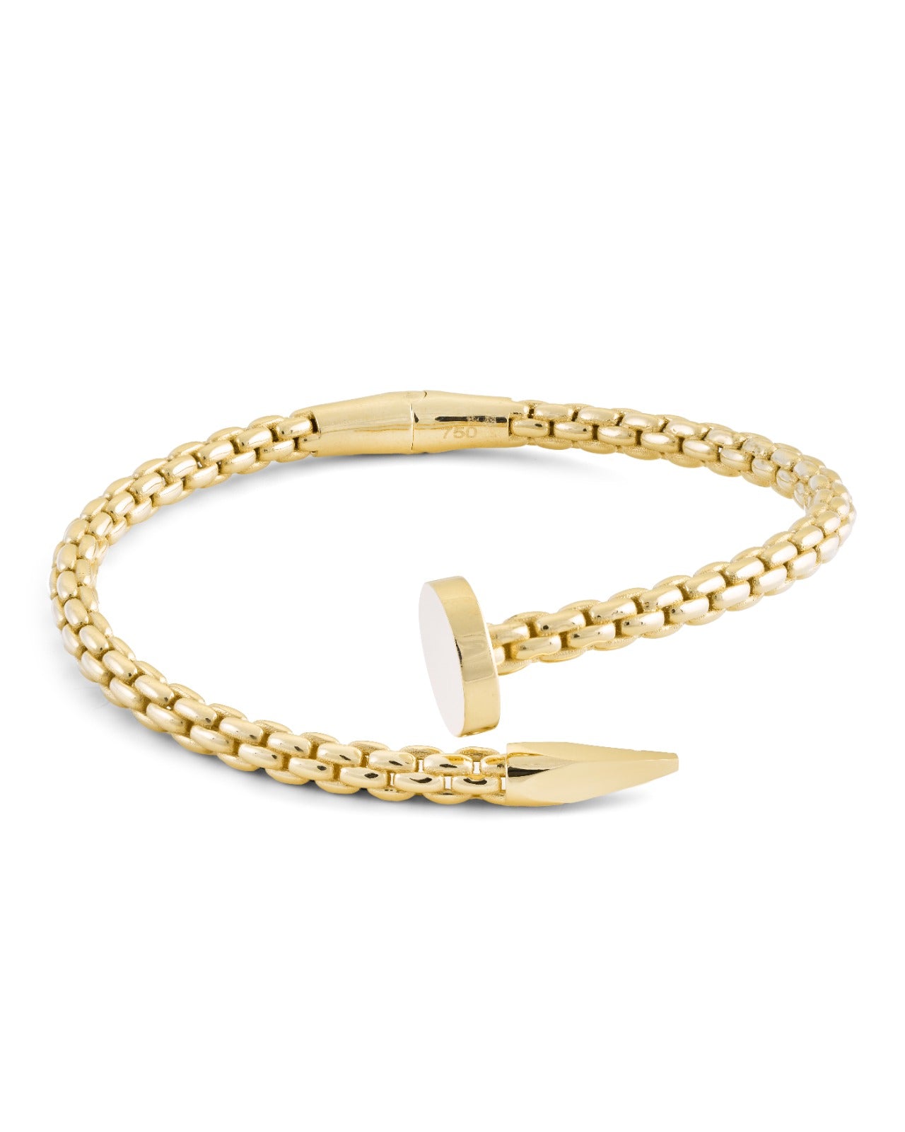 Classic Gold Chain Cuff Bracelet