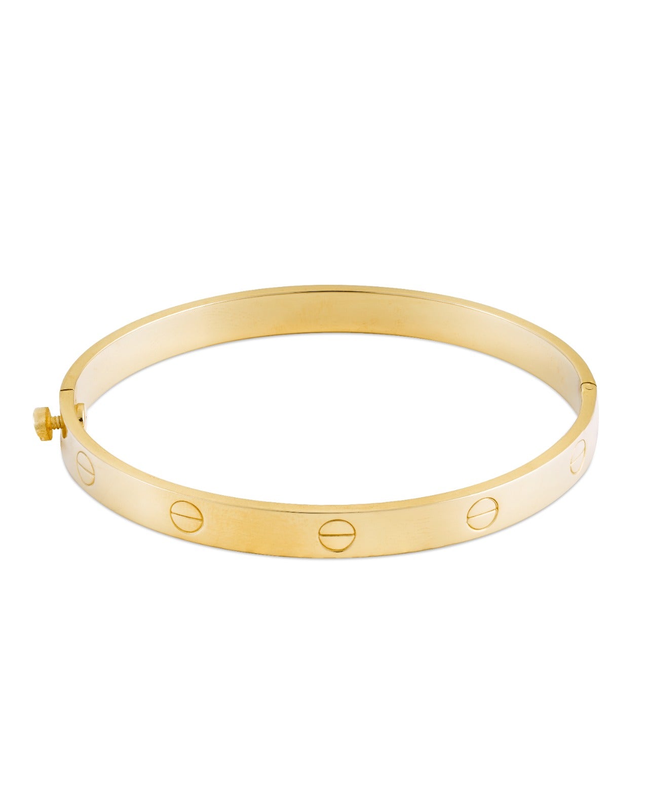 Sleek Gold Bangle Bracelet