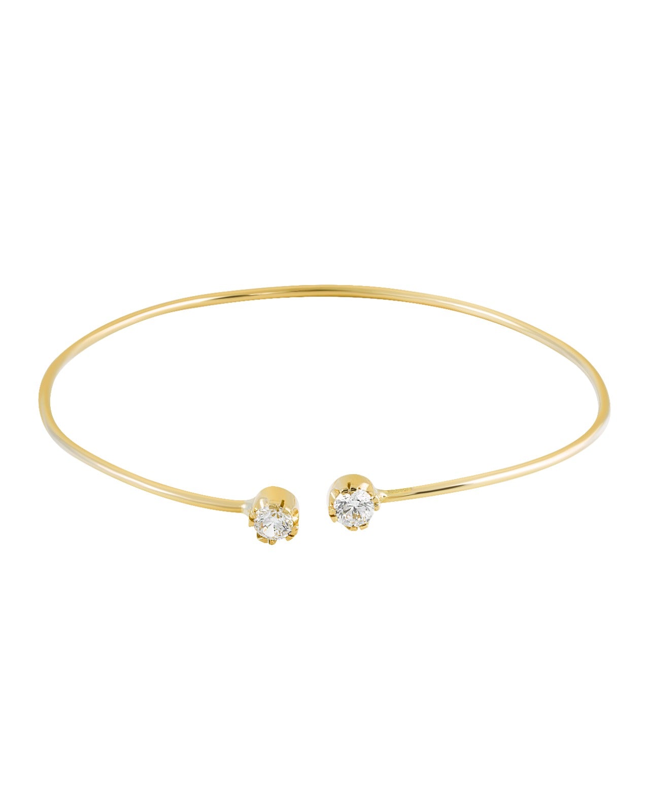 Gold and Diamond Twisted Cuff Bracelet
