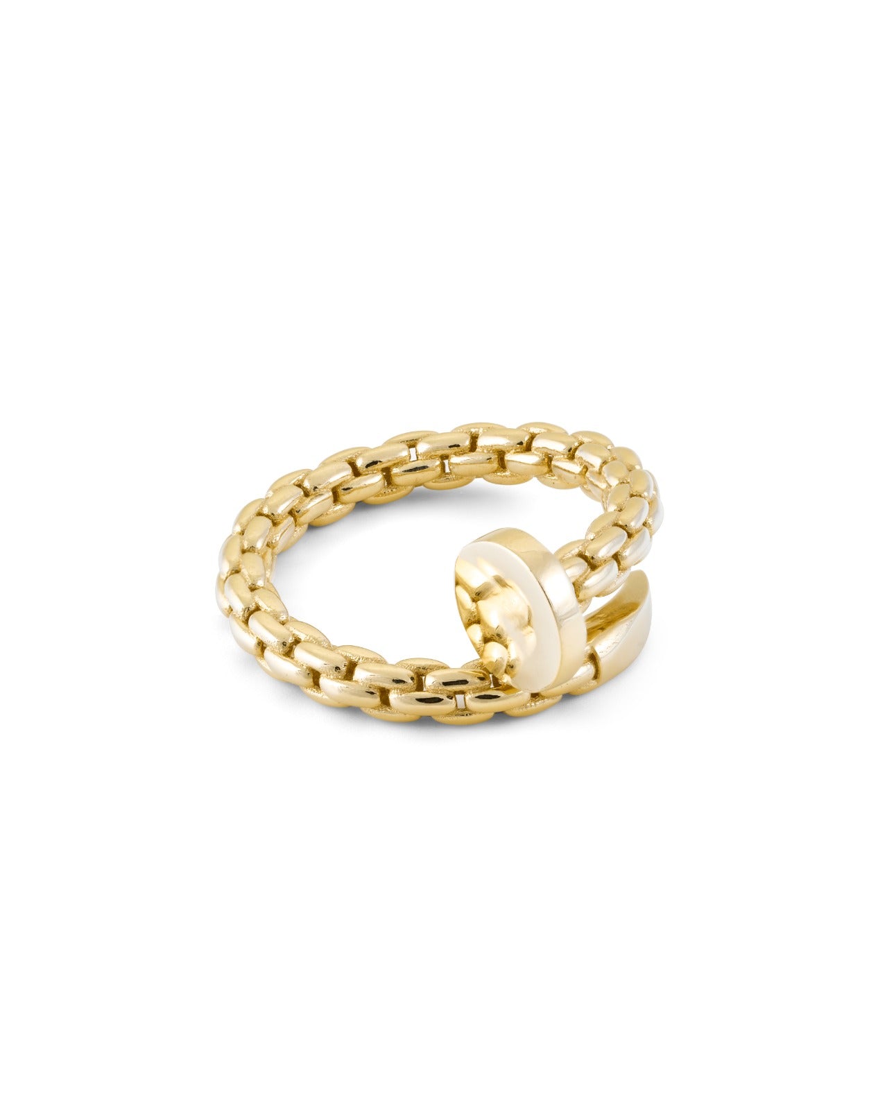 Chic Gold Chain Link Ring