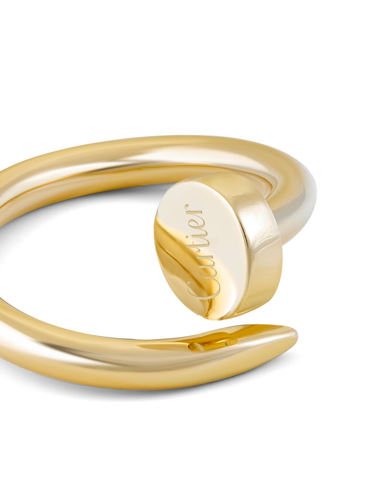 Sleek Gold Wrap Ring