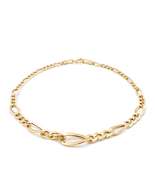 Contemporary Link Gold Bracelet