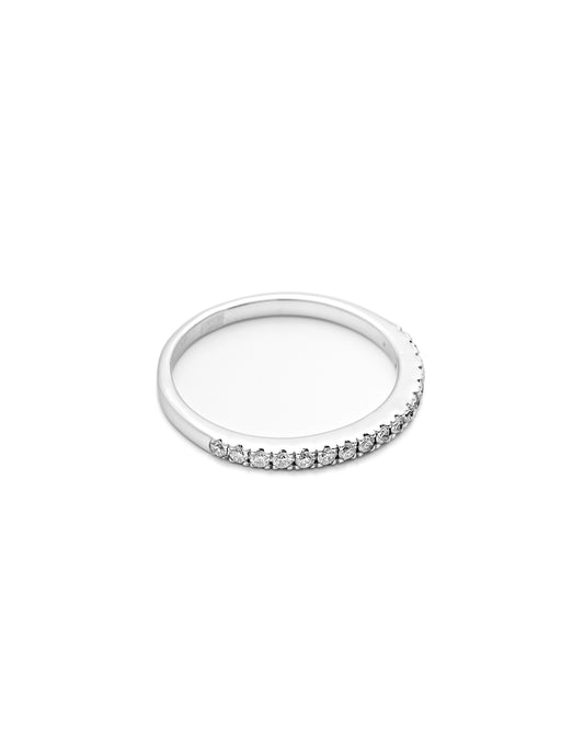 Elegant Diamond Accented Wedding Band