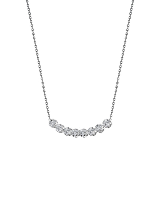 Seven-Stone Diamond Pendant Necklace